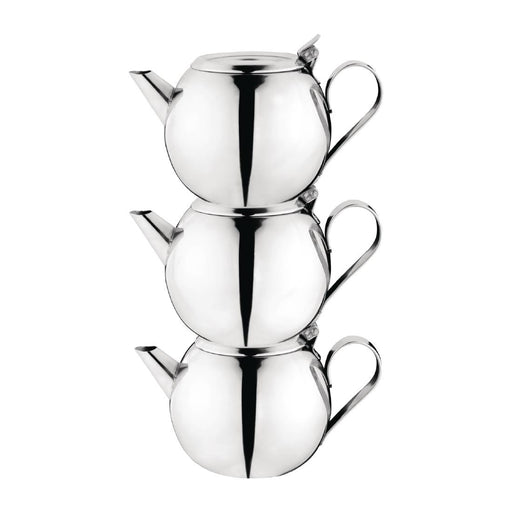 Olympia Stacking Stainless Steel Teapot Olympia