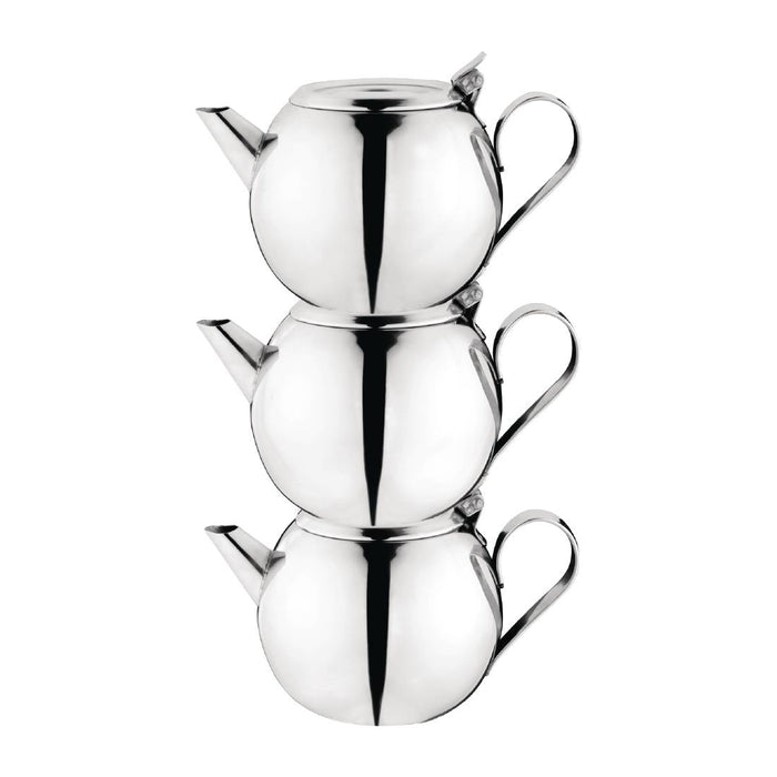 Olympia Stacking Stainless Steel Teapot Olympia
