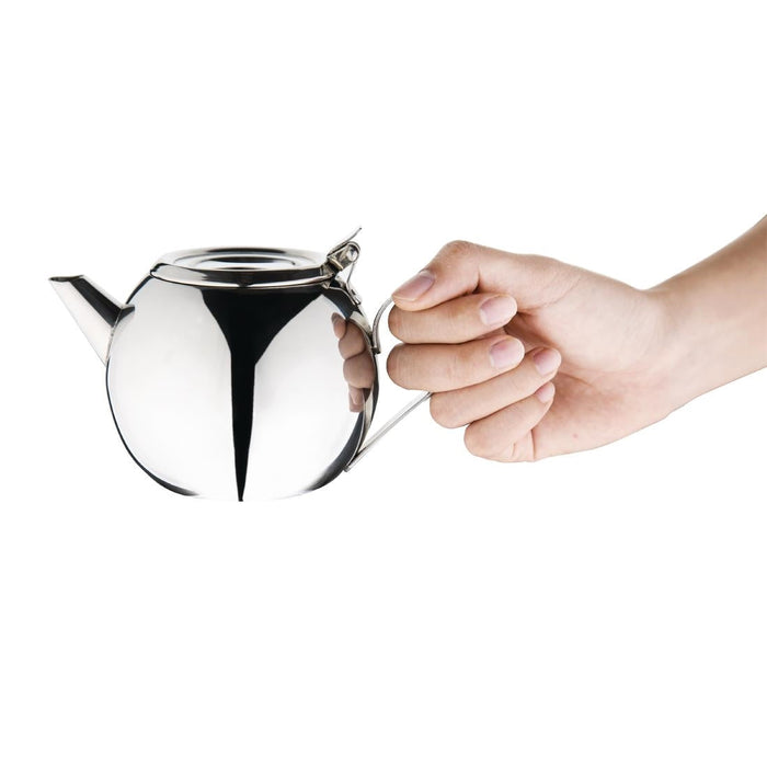 Olympia Stacking Stainless Steel Teapot Olympia