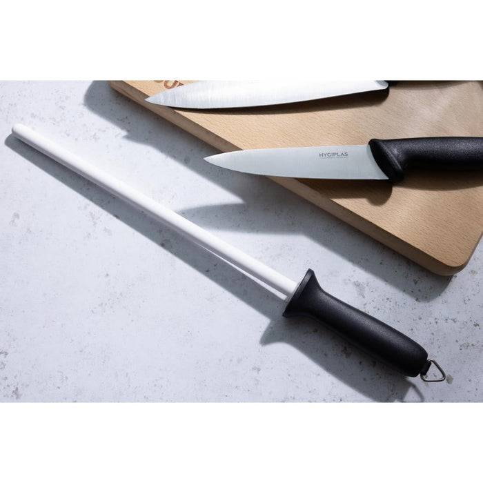 Vogue Ceramic Knife Sharpening Steel 30.5cm Vogue