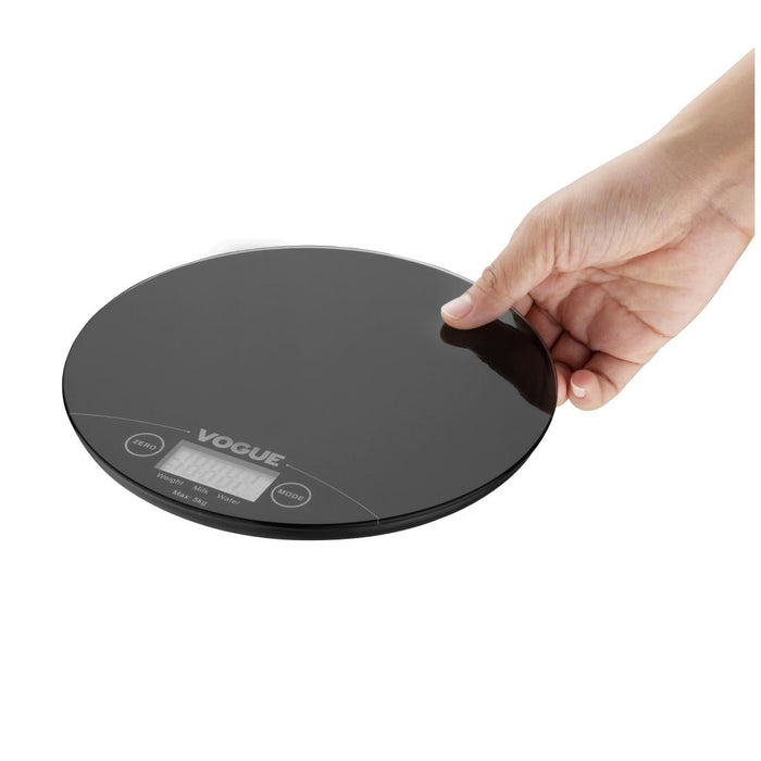 Vogue Electronic Round Scales 5kg Vogue