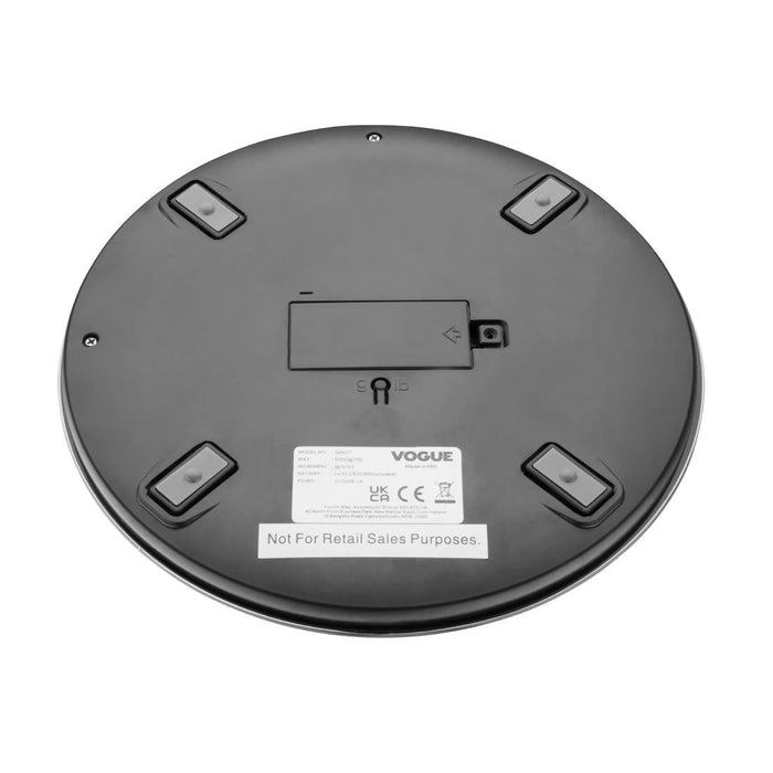 Vogue Electronic Round Scales 5kg Vogue