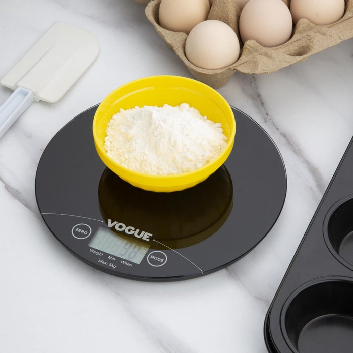 Vogue Electronic Round Scales 5kg Vogue