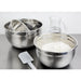 Vogue Stainless Steel Mixing Bowl with Silicone Base 5Ltr Vogue