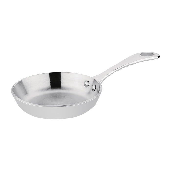 Capacity: 120ml. Material: 304 & 430 Stainless Steel and Aluminium. Induction Compatible