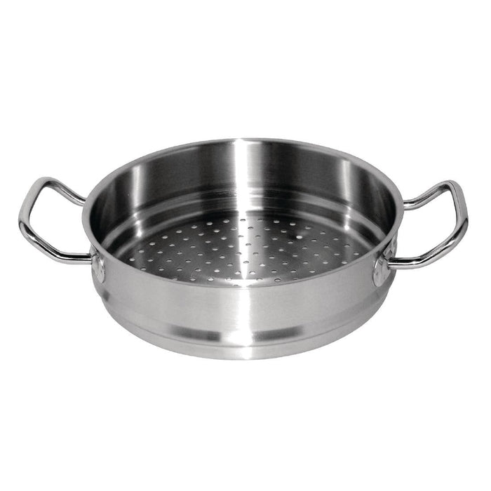 Vogue Stainless Steel & Aluminium Tri-Wall Steamer 24cm Vogue