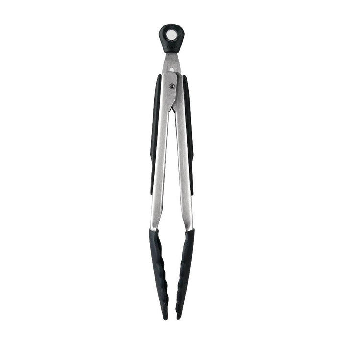 Stainless steel. Length: 230mm. Features locking mechanism.