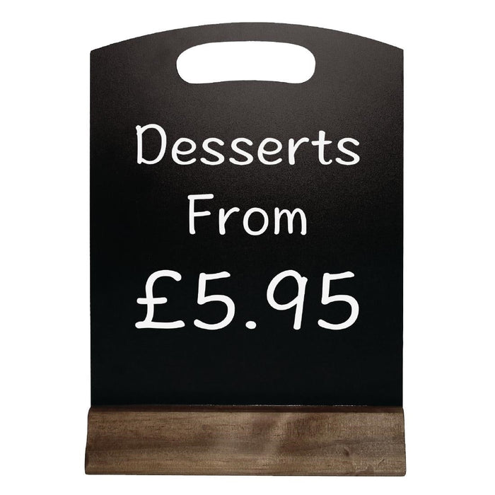 Olympia Freestanding Table Top Blackboard 225 x 150mm Olympia