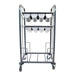 Craven Steel Two Tier Cutlery and Tray Dispense Trolley Craven