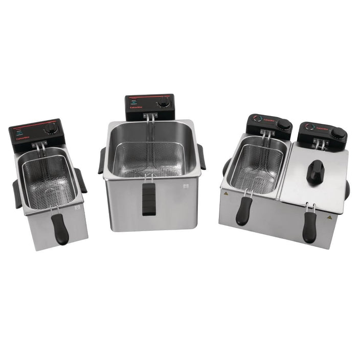 Caterlite Light Duty Twin Tank Twin Basket Electric Fryer 2x2kW Caterlite