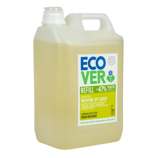 Ecover Lemon and Aloe Vera Washing Up Liquid Concentrate 5Ltr Ecover