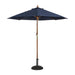 Bolero Round Parasol 3m Diameter Navy Blue Bolero