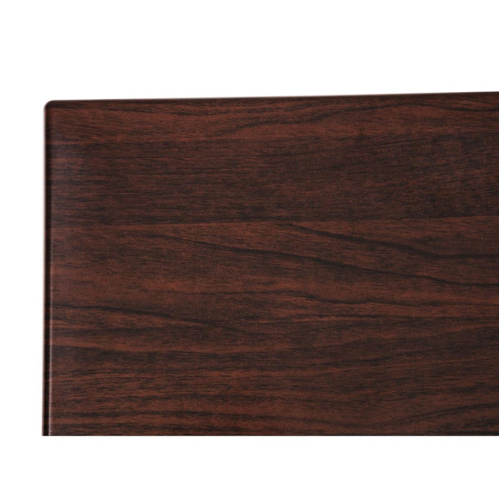 Bolero Pre-drilled Square Tabletop Dark Brown 600mm Bolero