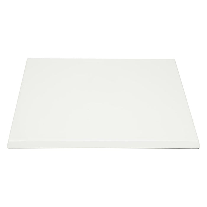 Bolero Pre-drilled Square Table Top White 600mm Bolero