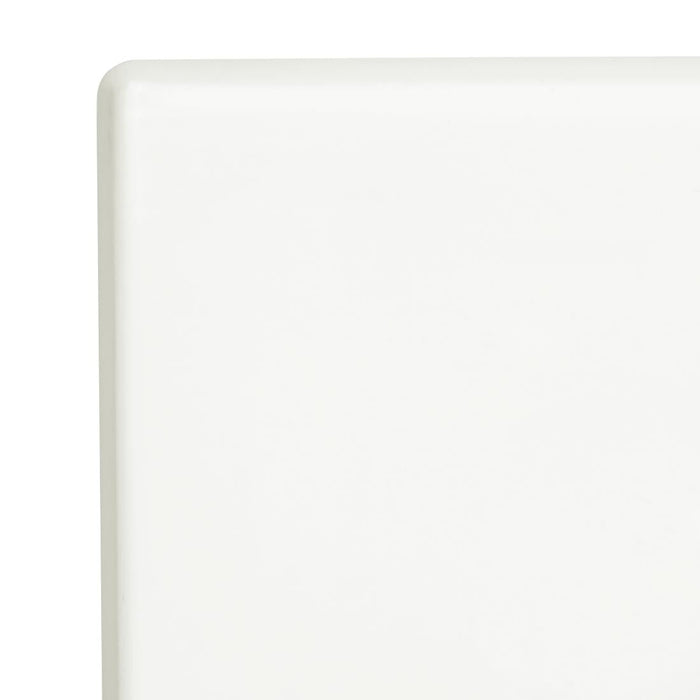 Bolero Pre-drilled Square Table Top White 600mm Bolero