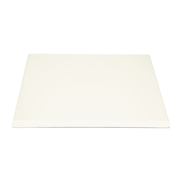 Bolero Square Table Top White 700mm Bolero