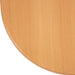 Bolero Pre-drilled Round Tabletop Beech Effect 600mm Bolero