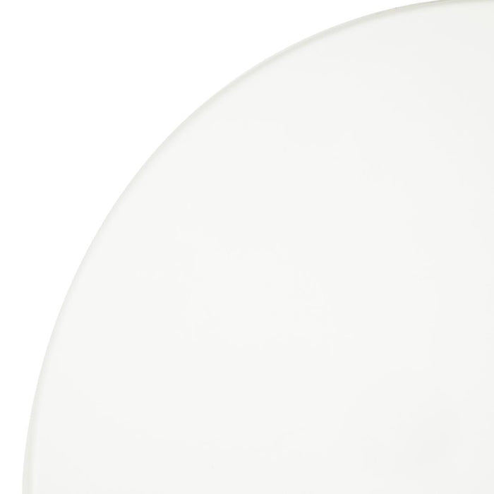Bolero Pre-drilled Round Tabletop White 600mm Bolero
