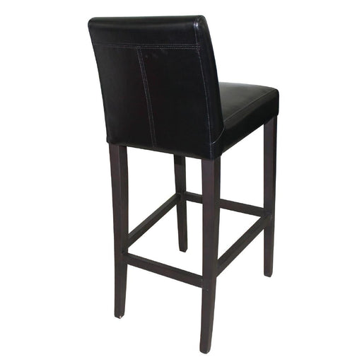 Bolero Faux Leather High Bar Stool Black Bolero