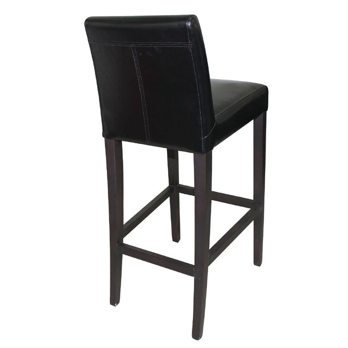 Bolero Faux Leather High Bar Stool Black Bolero