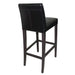 Bolero Faux Leather High Bar Stool Black Bolero