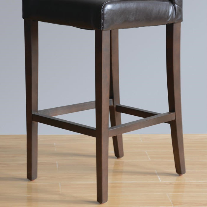 Bolero Faux Leather High Bar Stool Black Bolero