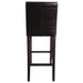 Bolero Faux Leather High Bar Stool Brown (Single) Bolero