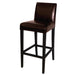 Seat height: 760mm | Faux leather seat pad | Birch frame