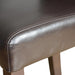 Bolero Faux Leather High Bar Stool Brown (Single) Bolero