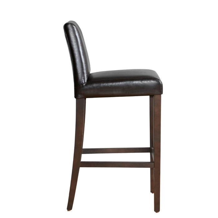 Bolero Faux Leather High Bar Stool Brown (Single) Bolero