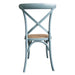 Bolero Blue Bentwood Chairs with Metal Cross Backrest (2 Pack) Bolero