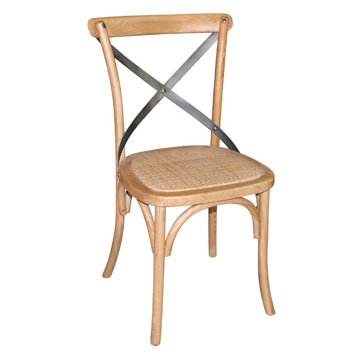 Oak Frame. Rattan Seat. Seat Height: 470mm