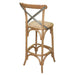 Bolero Wooden Barstool with Backrest Bolero