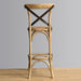 Bolero Wooden Barstool with Backrest Bolero