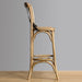 Bolero Wooden Barstool with Backrest Bolero