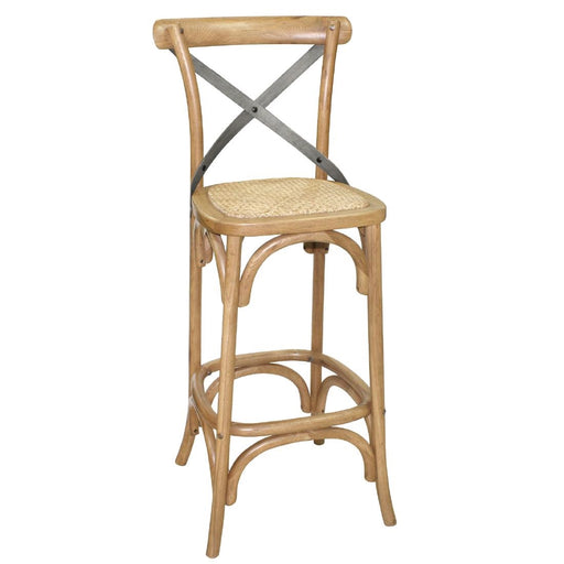 Seat Height: 750mm | Rattan seat pad | Birch frame