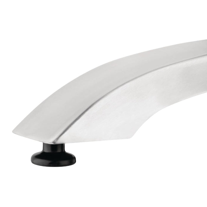 Bolero Brushed Aluminium Four Leg Table Base Bolero