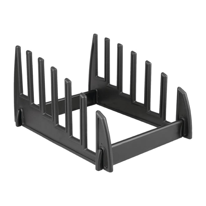 Plastic. Six slots. For boards up to 25mm thick