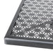 Bolero Black Steel Patterned Square Bistro Table 700mm Bolero