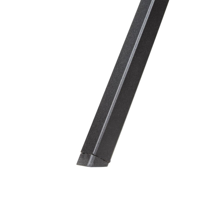 Bolero Black Steel Patterned Square Bistro Table 700mm Bolero