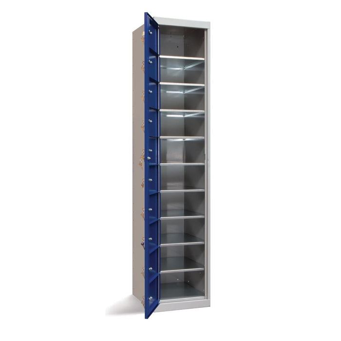Garment 10 Door Dispensing Locker Flat Top Elite Lockers