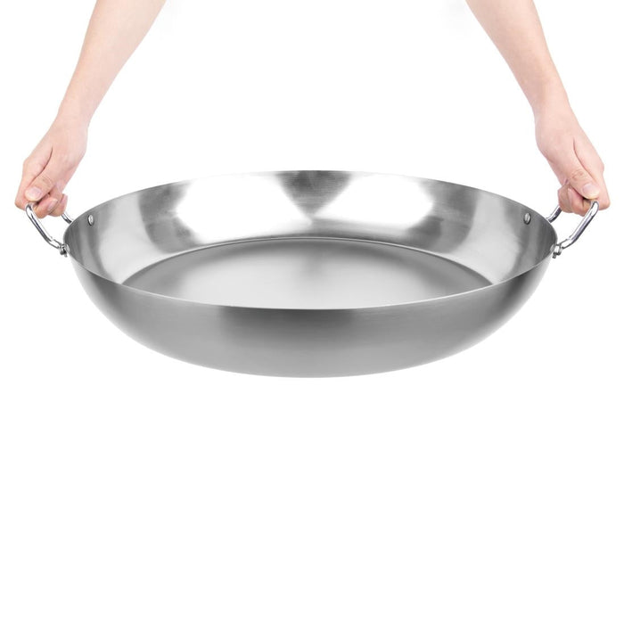 Vogue Carbon Steel Paella Pan 51cm Vogue