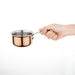 Vogue Copper Tri Wall Mini Saucepan 9cm Vogue