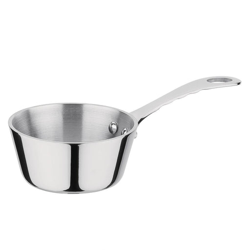Capacity: 150ml. Material: 304 & 430 Stainless Steel and Aluminium. Induction Compatible