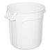 Vogue Polypropylene Round Container Bin White 38Ltr Vogue
