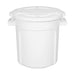 Vogue Polypropylene Round Container Bin White 38Ltr Vogue
