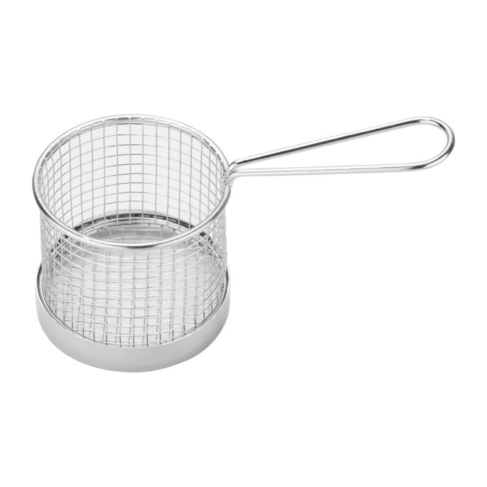 Olympia Chip Basket Round with Handle 95mm Olympia