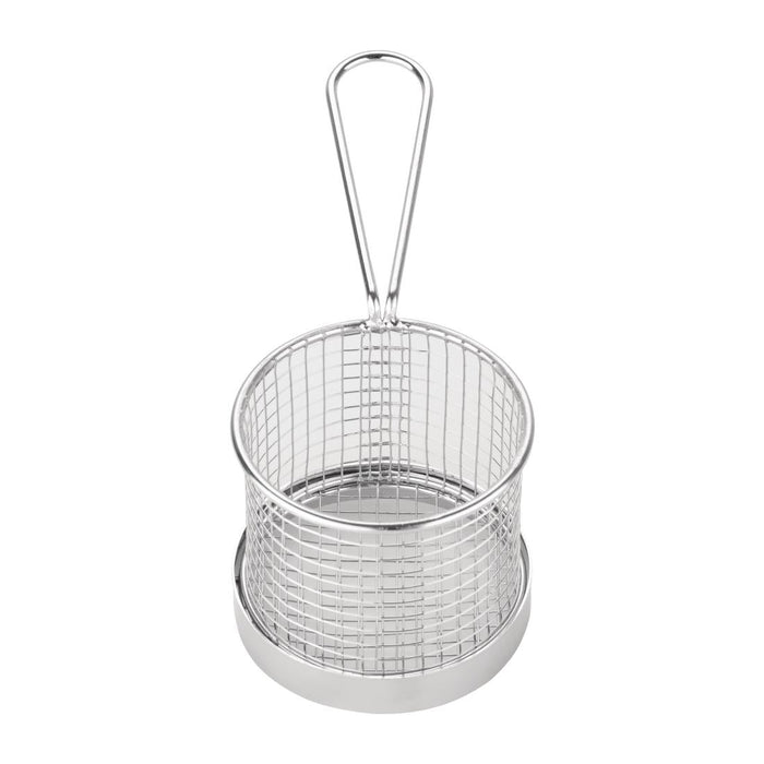 Olympia Chip Basket Round with Handle 95mm Olympia