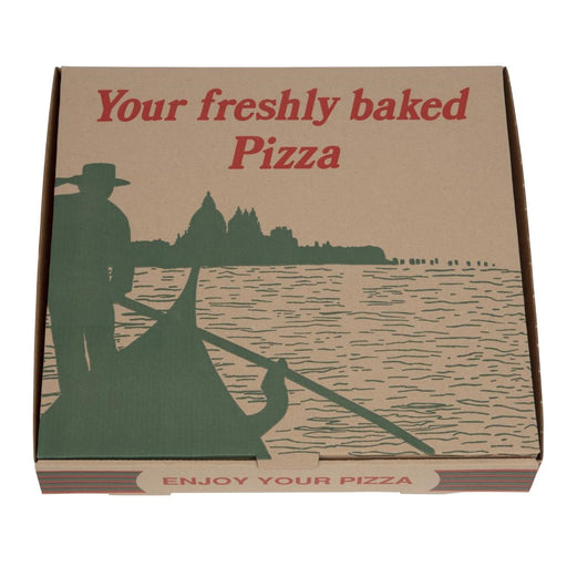 Amipak Compostable Printed Pizza Boxes 12" (100 Pack) Amipak