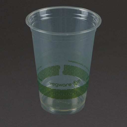 Vegware Compostable PLA Cold Cup 96-Series 16oz (1000 Pack) Vegware